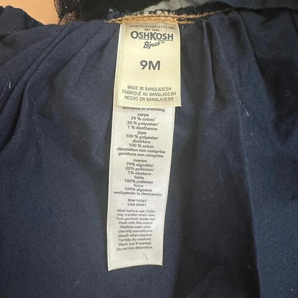 Oshkosh B’Gosh denim Overall Dress
